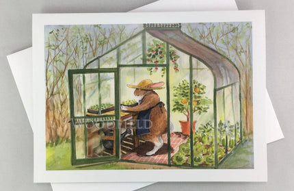 #4 - Greenhouse Rabbit Notecard
