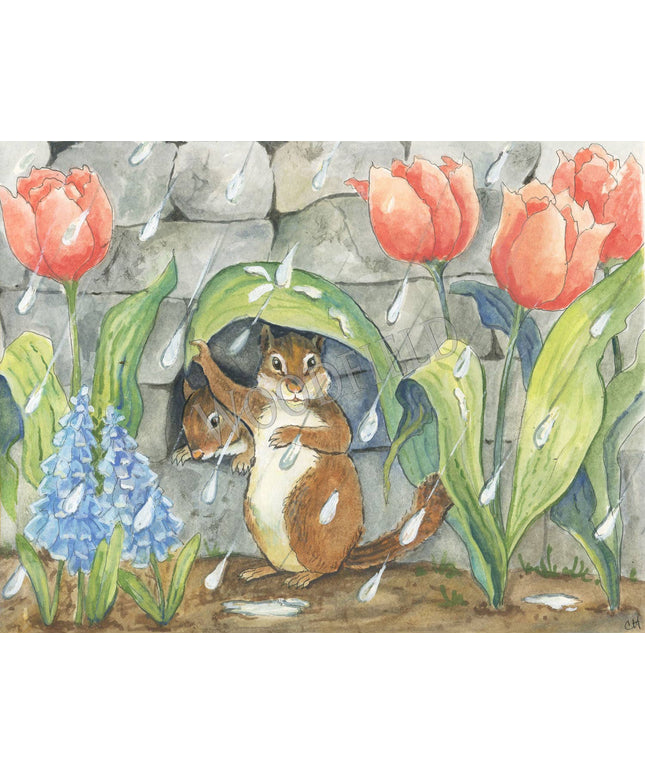 #12 - Spring Shower Notecard