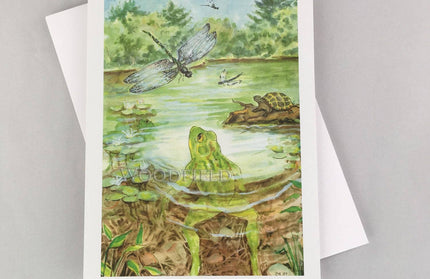 #18 - Lily Pond Notecard - Giclee Only