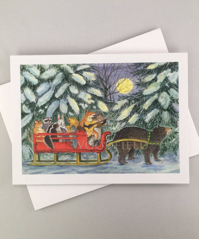 #771 - Sleigh Notecard