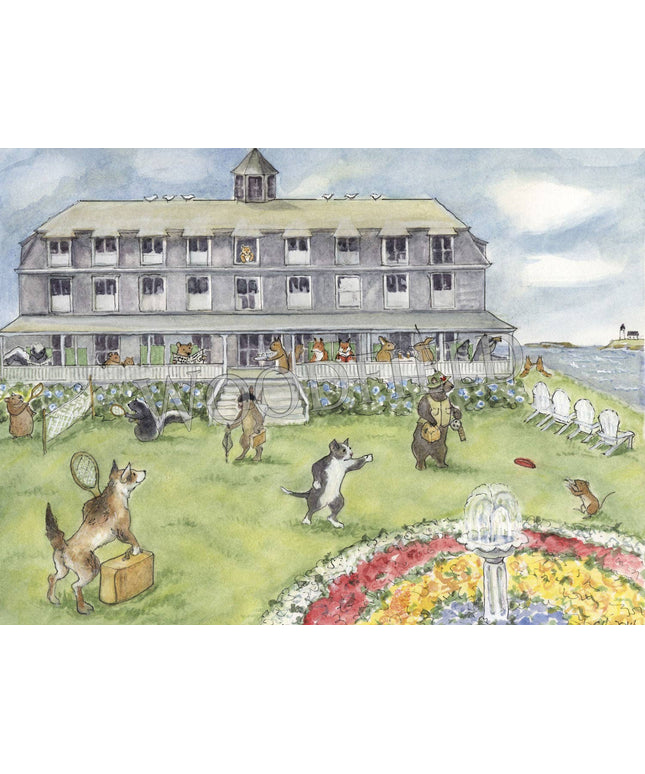 #407 - Grand Hotel Notecard