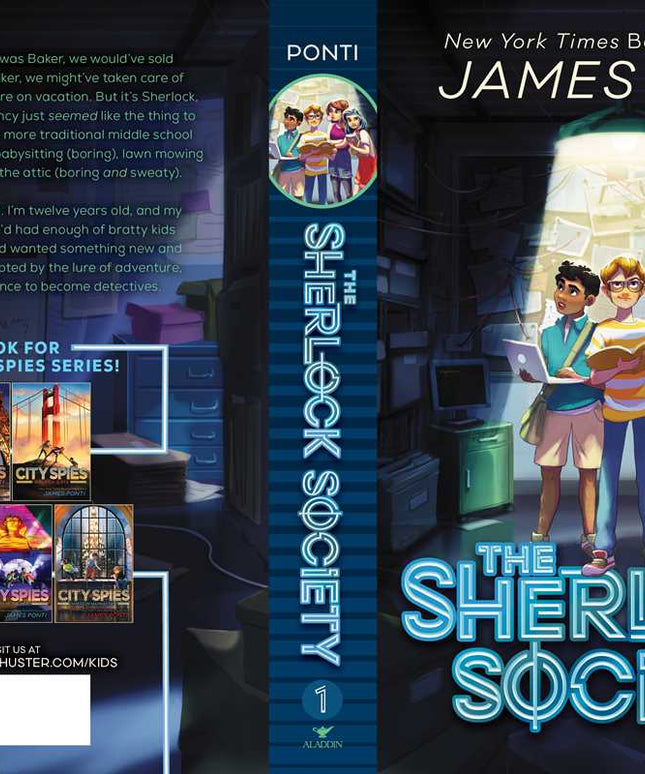 Sherlock Society by James Ponti: Hardcover; 352 pages / English