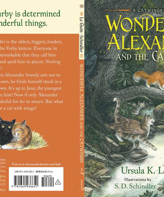 Wonderful Alexander and the Catwings by Ursula  K. Le Guin: Paperback; 56 pages / English