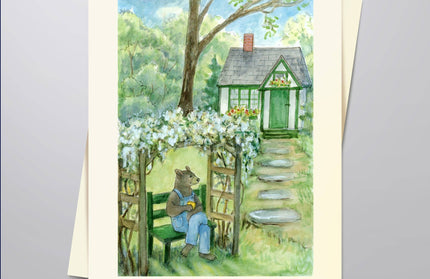 #800  Bernard's Morning Tea Notecard