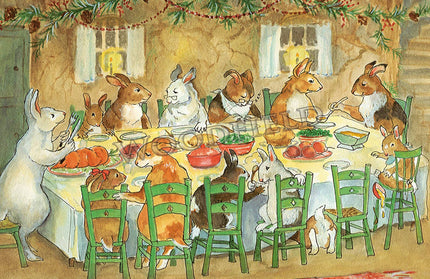 #757 - Winter Feast Notecard