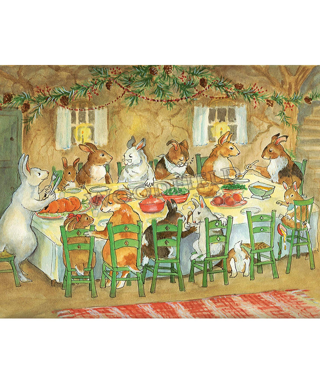 #757 - Winter Feast Notecard