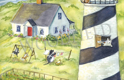 #404 - Lighthouse Notecard