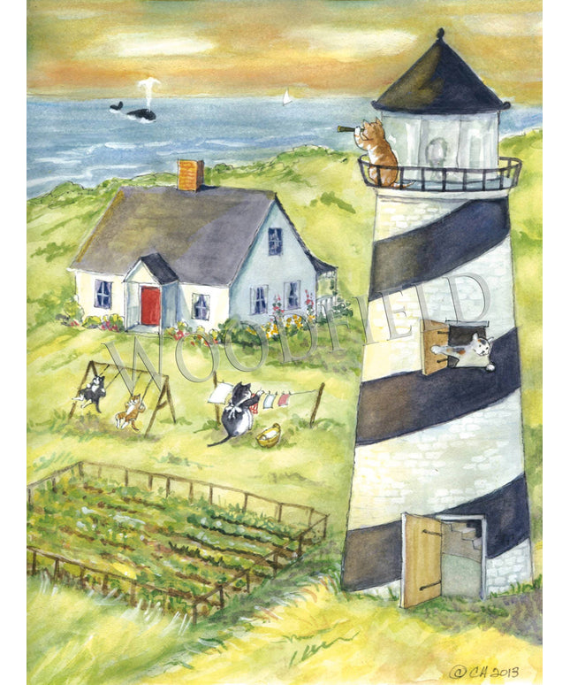 #404 - Lighthouse Notecard
