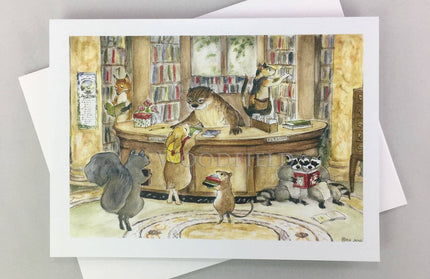 #600 - Library Days Notecard