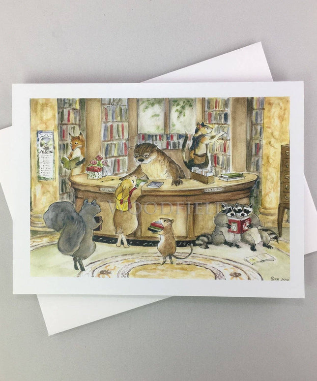 #600 - Library Days Notecard