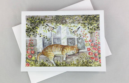 #1 - Garden Nap Notecard