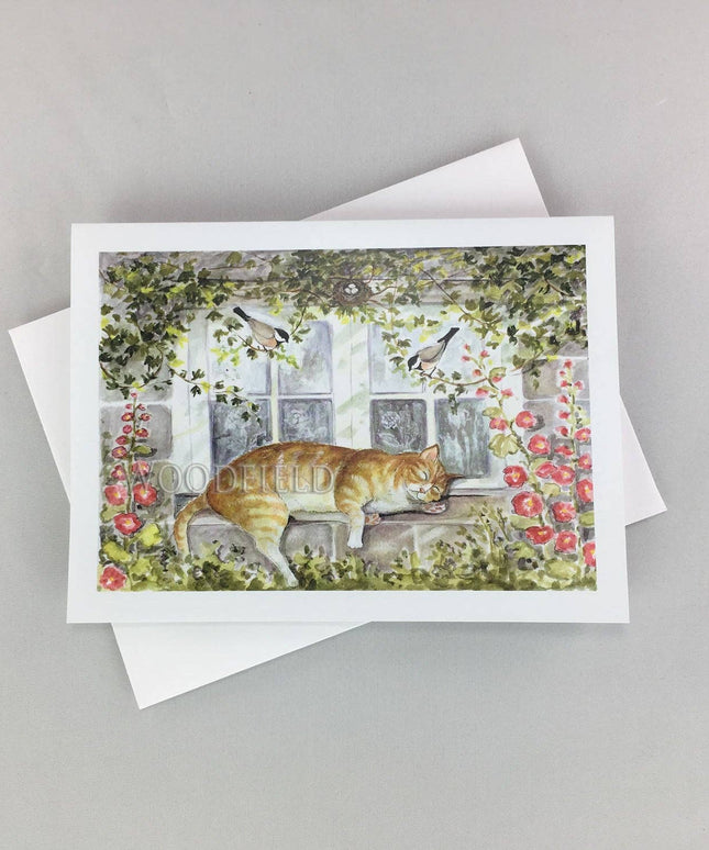 #1 - Garden Nap Notecard
