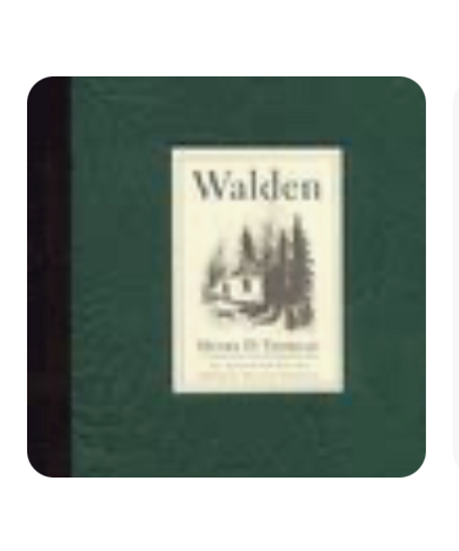Walden, an annotated edition edited by Walter Harding