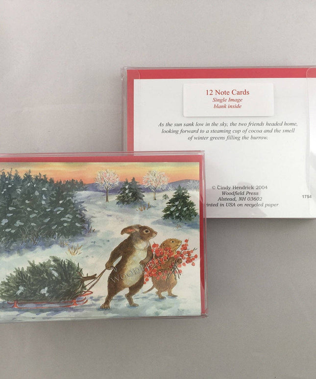 #1754B - Green Gathering Notecard Boxed Set