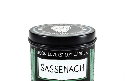 Sassenach｜Bookish Soy Candle｜4oz Travel Tin: 4 oz Tin