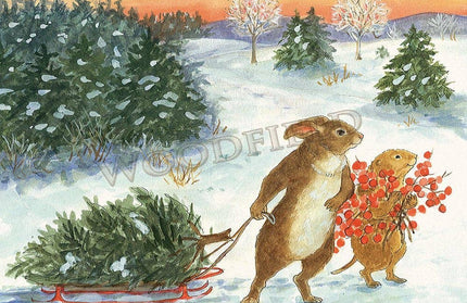 #1754B - Green Gathering Notecard Boxed Set