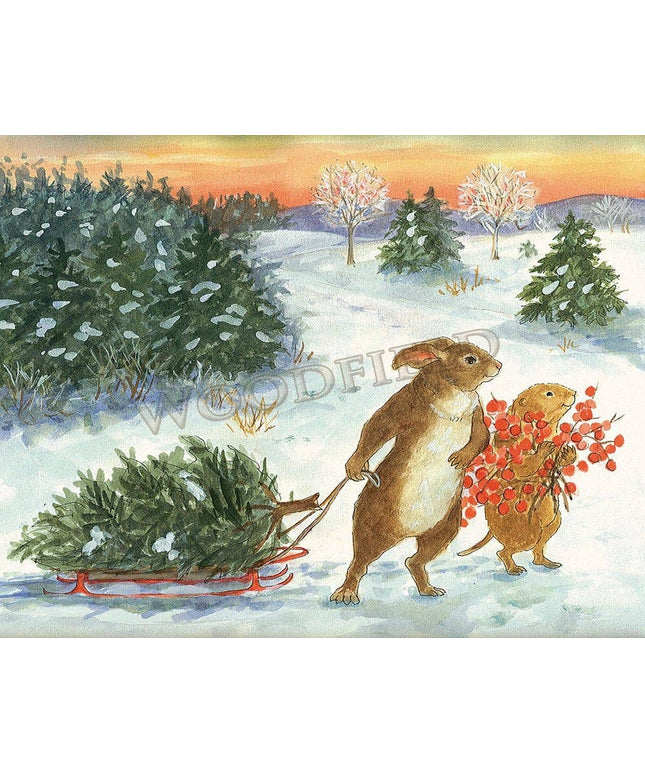 #1754B - Green Gathering Notecard Boxed Set