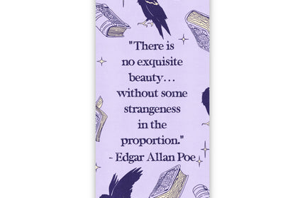 Edgar Allan Poe Quote Bookmark Sticker
