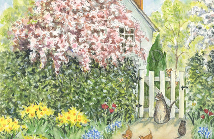 #22 - Cottage Garden Notecard
