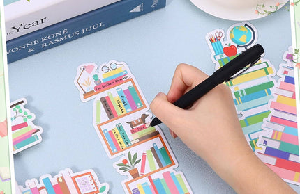 Whimsical Bookshelf Bookmarks – Customizable for Readers: 1 Bookmark