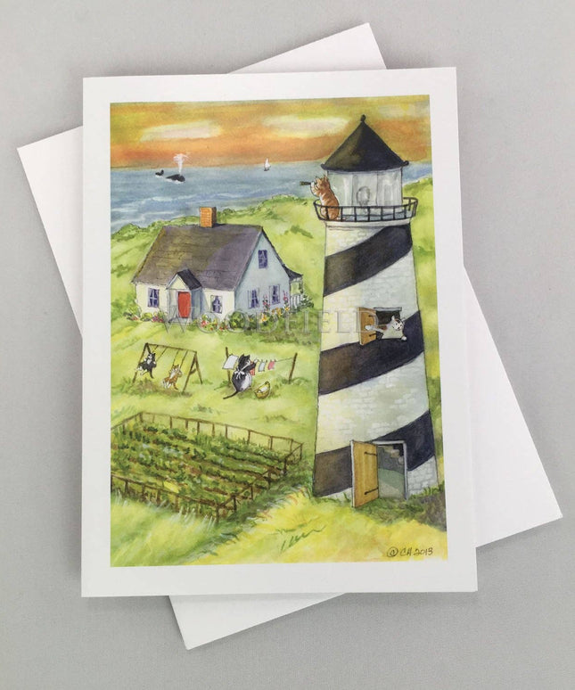 #404 - Lighthouse Notecard