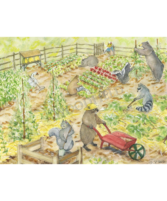 #293 - Community Garden Notecard