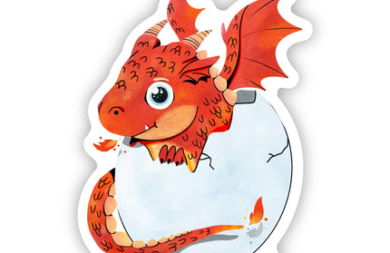 Hatching Dragon Sticker