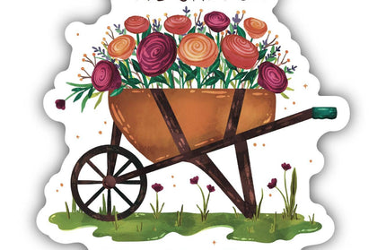 "My Happy Place" Garden Sticker