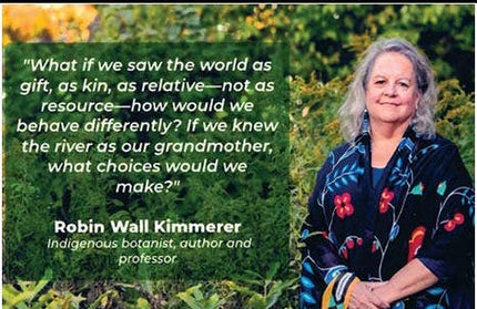 Braiding Sweetgrass Book. By Robin Wall Kimmerer.