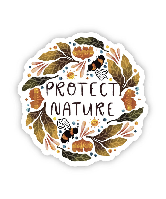 Protect nature sticker